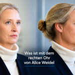 Was ist mit dem rechten Ohr von Alice Weidel